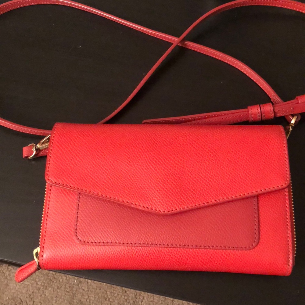Vera Bradley Leather Ultimate Crossbody Orange
